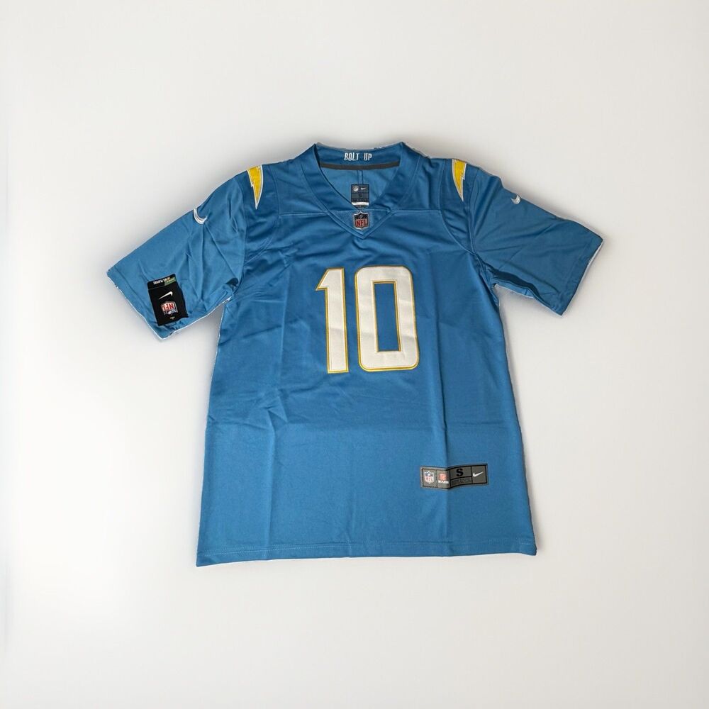 NWT Nike Justin Herbert #10 LA Chargers On Field Jersey Men’s Small NFL